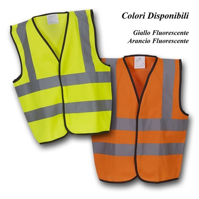 Colori disponibili per Pettorina Catarifrangente per bambini